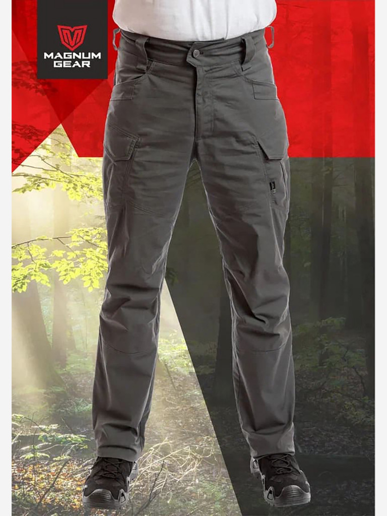Брюки для рыбалки мужские MAGNUM GEAR FLAGMAN графит