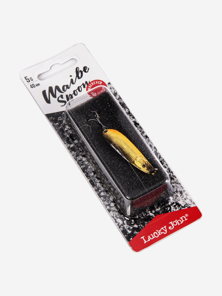 Блесна колеблющаяся Lucky John MAIBE SPOON, длина 40мм, вес 005.0г