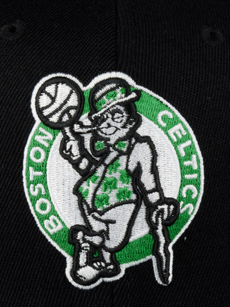 Бейсболка MITCHELL NESS HHSSINTL1245-BCEBLCK Boston Celtics NBA (черный)