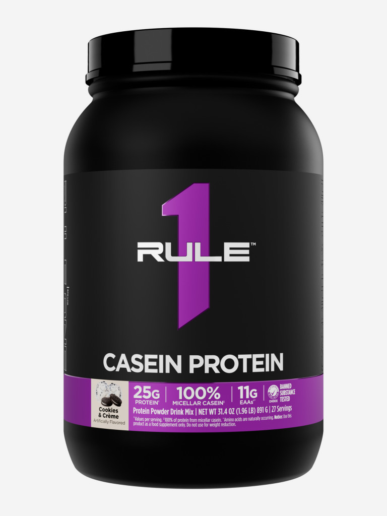Протеин Rule 1 Casein Protein, 891 г, Печенье с кремом