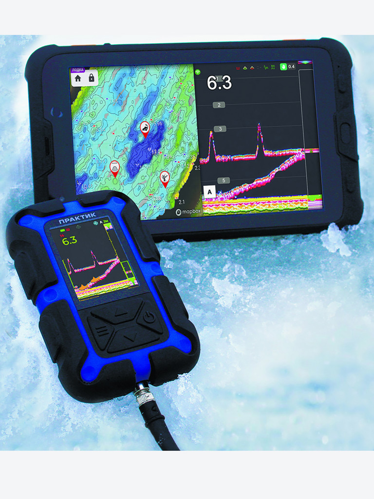 Эхолот "Практик 8 PRO Wi-Fi DUO"(со стандартным и структурным датчиками)