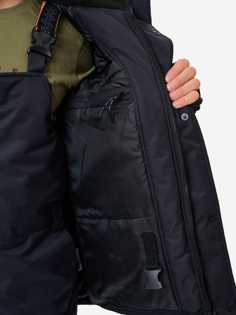 Костюм-поплавок Tritongear "Скиф" -40 Таслан, Черно-Оранжевый
