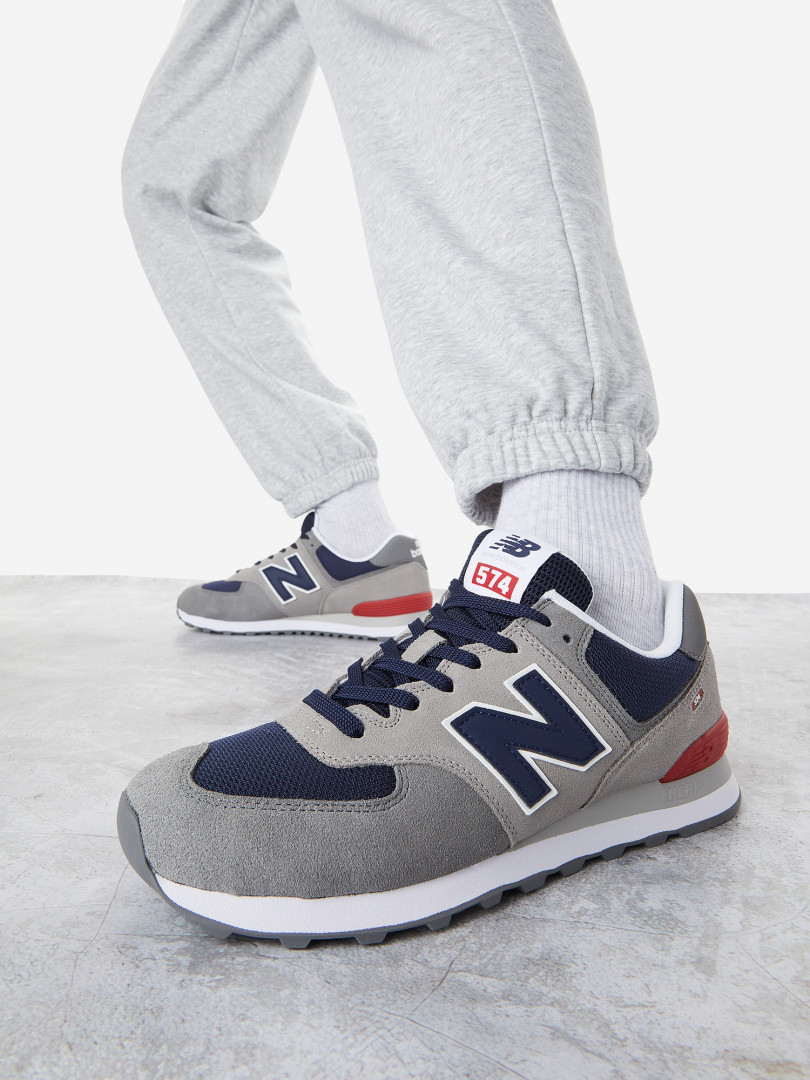 фото Кроссовки мужские new balance 574 classic, серый