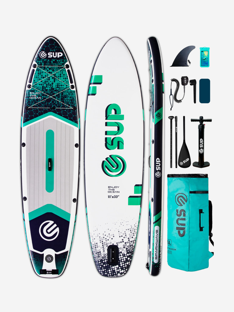 Надувная SUP-доска E-SUP SPARKWAVE 01, 11' 335*83*15 см сапборд