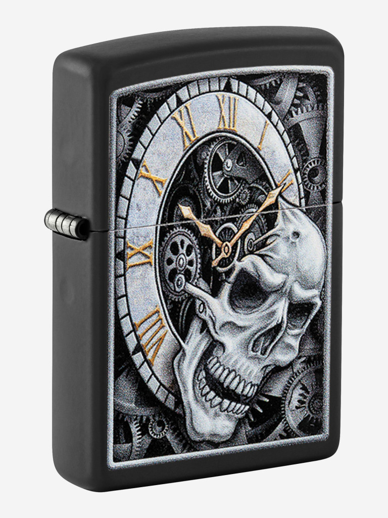 Зажигалка бензиновая ZIPPO 29854 Skull Clock