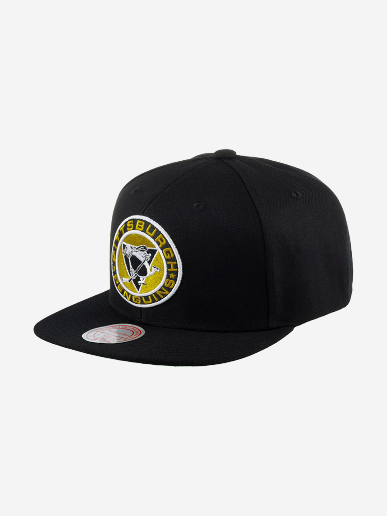 Бейсболка с прямым козырьком MITCHELL NESS 6HSSDX22015-PPEBLCK Pittsburgh Penguins NHL