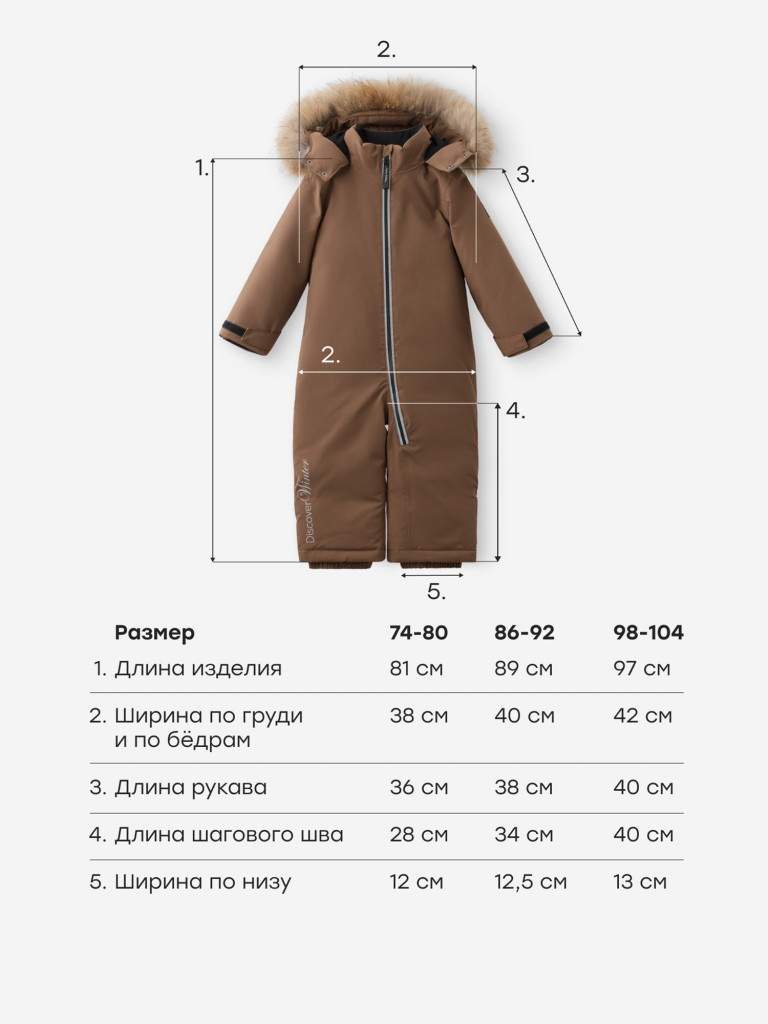 Комбинезон утепленный детский Happy Baby