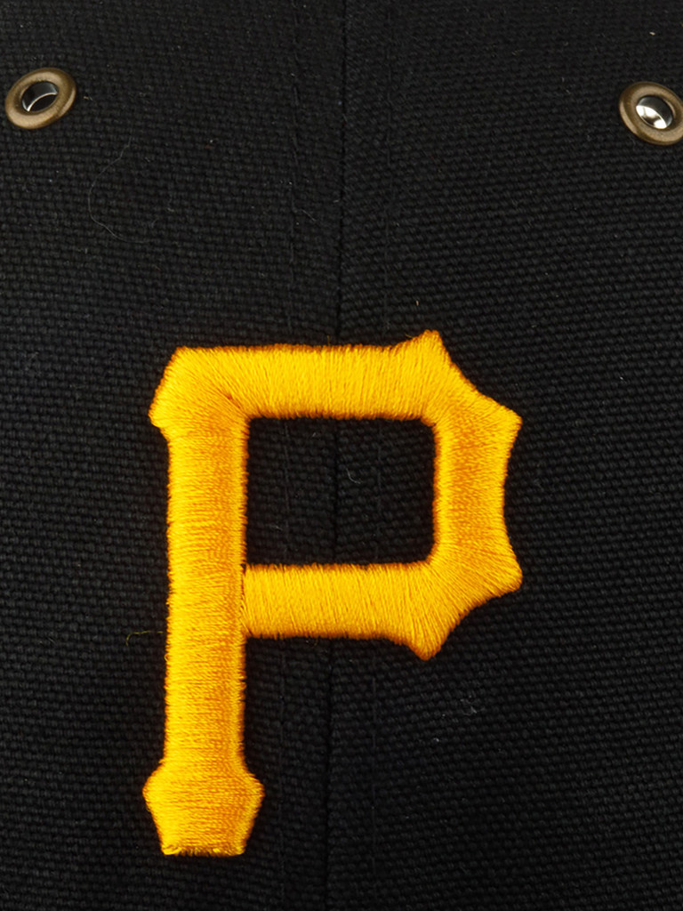 Бейсболка с сеточкой 47 BRAND Carhartt collab Pittsburgh Pirates MLB (черный)