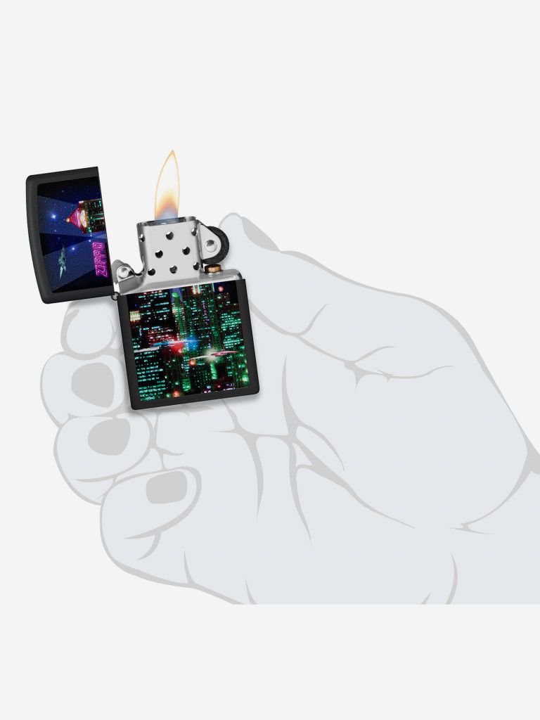 Зажигалка бензиновая ZIPPO 48506 Cyber City