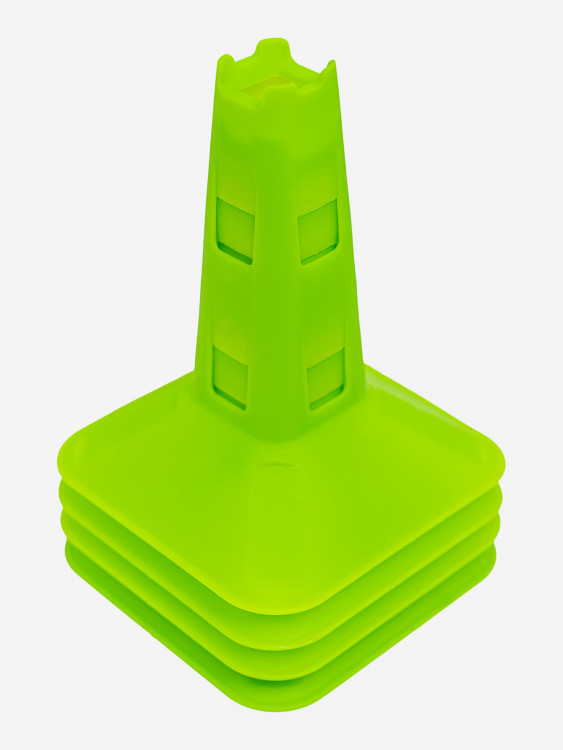 Конусы тренировочные Agility Cones PRO-F, EVA, светло-зеленый, комплект 4 шт.
