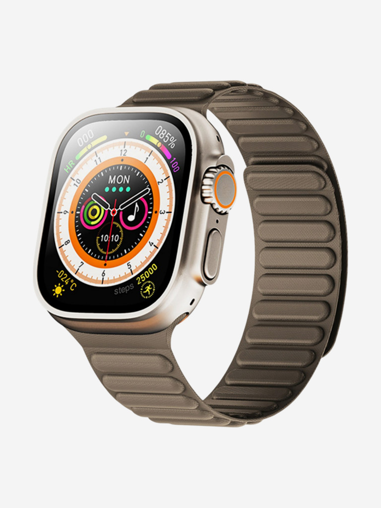 Ремешок для часов Apple Watch Ultra/49/45/44/SE/42 mm KEEPHONE Fine Woven Оригинал, сильные магниты — Taupe