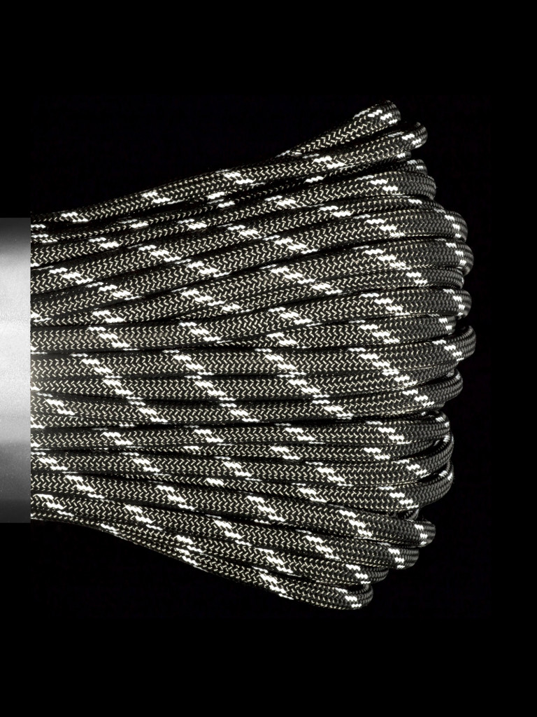 Паракорд 550 CORD nylon 30м RUS световозвращающий (graphite)