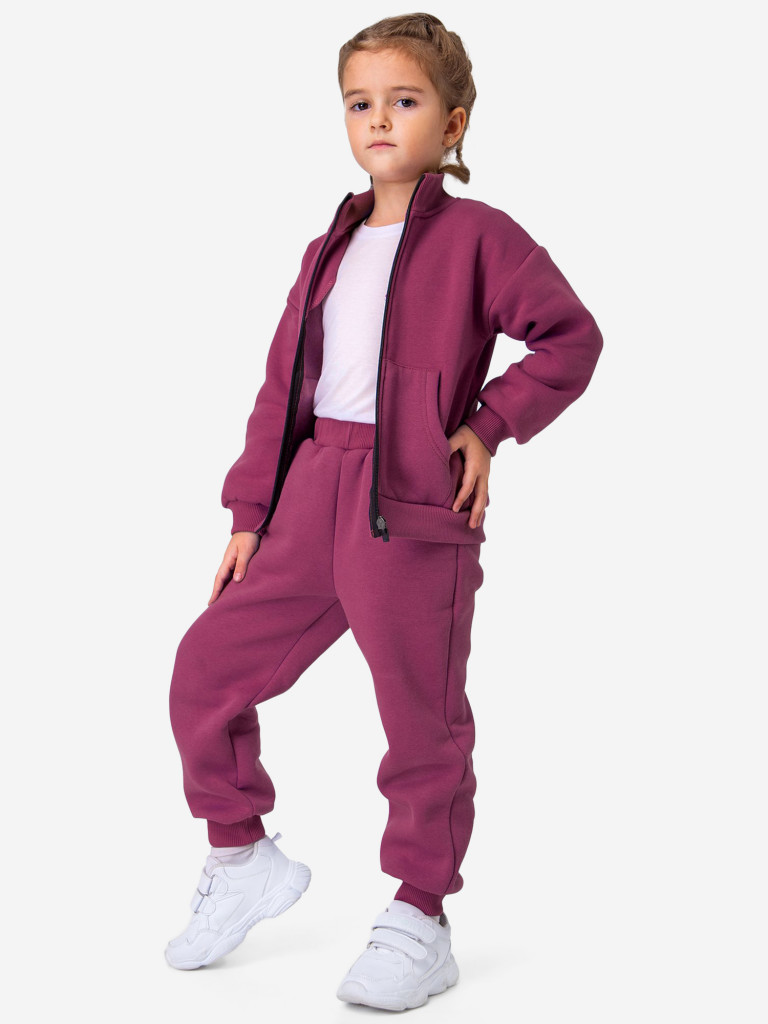 Костюм спортивный для девочек теплый с начесом Happyfox