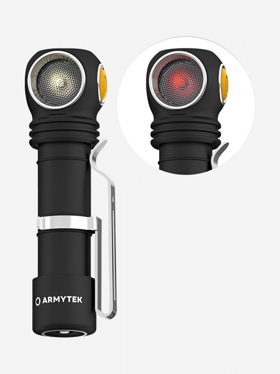 Фонарь налобный Armytek Wizard C2 WR Magnet Usb, теплый свет