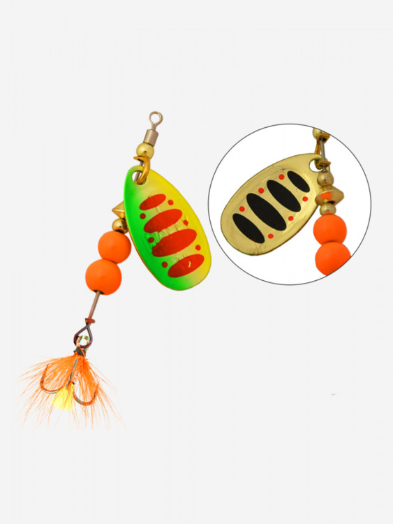 Блесна для рыбалки вращающаяся LureMax Daffy 7гр.