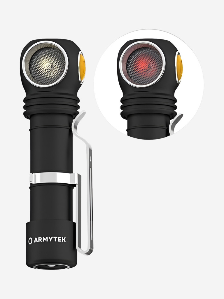 Фонарь налобный Armytek Wizard C2 WR Magnet Usb, теплый свет