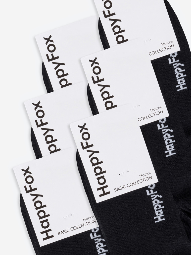 Носки Happyfox, набор 6 пар, хлопковые