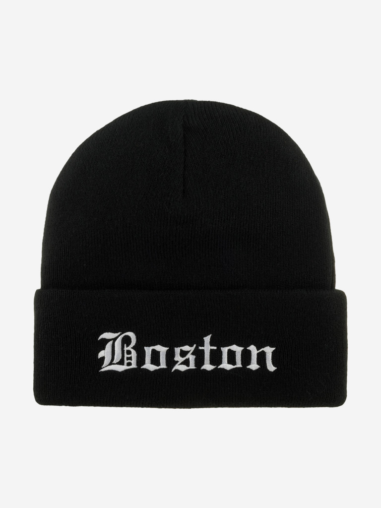 Шапка с отворотом MITCHELL NESS KN62ZBoston (черный)