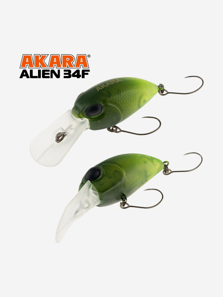 Воблер Akara Alien 34F кренк плавающий на форель 3,2гр A228