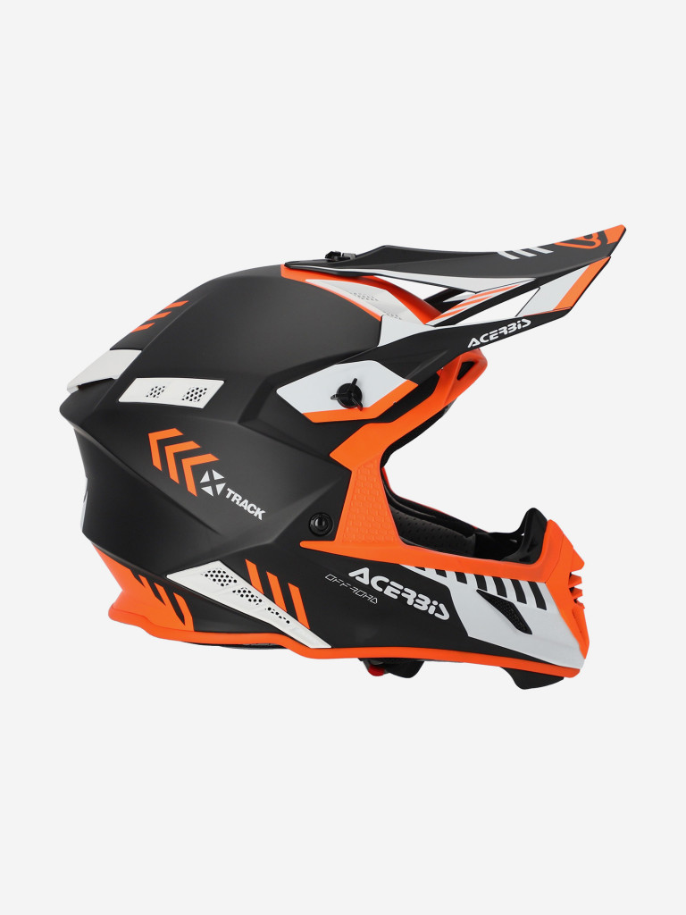 Мотошлем кроссовый взрослый Acerbis X-TRACK MIPS 22-06 Black/Orange Fluo