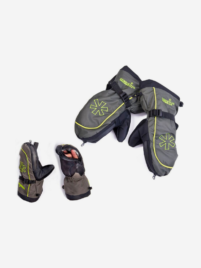 Варежки Norfin COMFORT ZIP GREEN