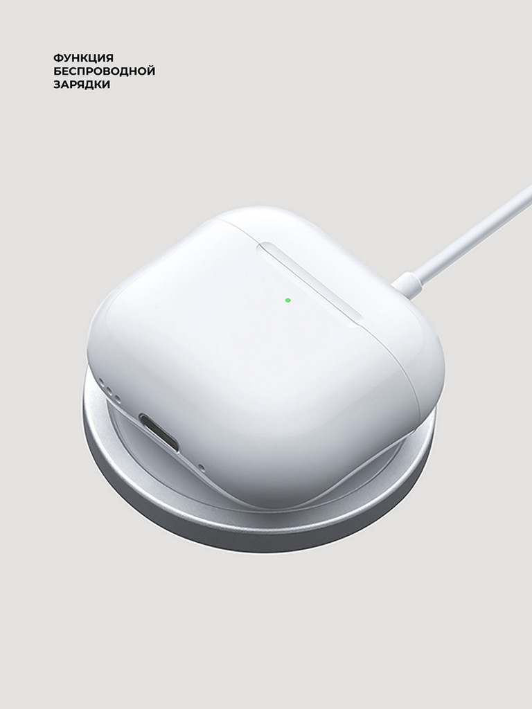 Беспроводные наушники с микрофоном Air Nova 2, TWS, bluetooth 5.4, 300 мАч, Qi