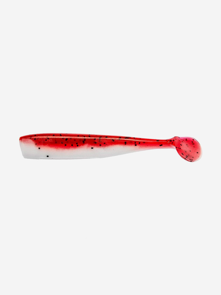 Мягкая приманка Helios Chebak, 3,15'' / 8 см, Red & White, 100 шт (HS-3-003-N)