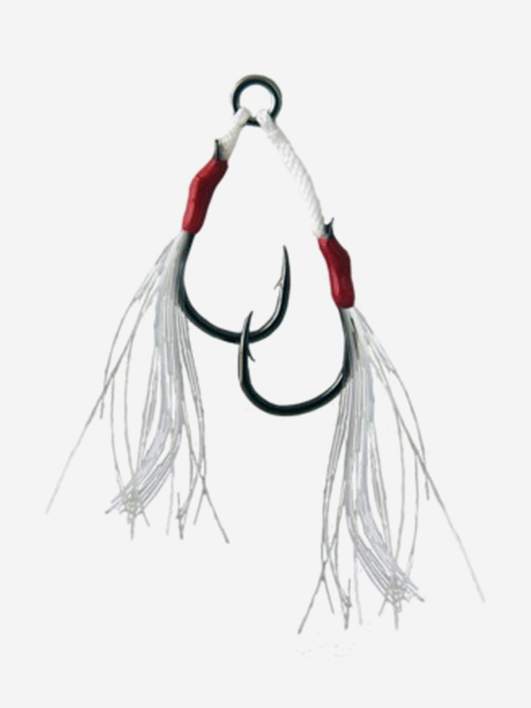 Крючки для рыбалки двойные ассист Saikyo DOUBLE ASSIST SDA, 2 упаковки по 2 пары