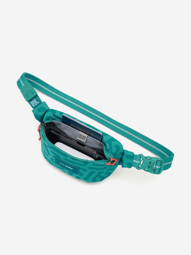 Сумка слинг антивор Pacsafe GO Micro Sling, Reef, 1 л.