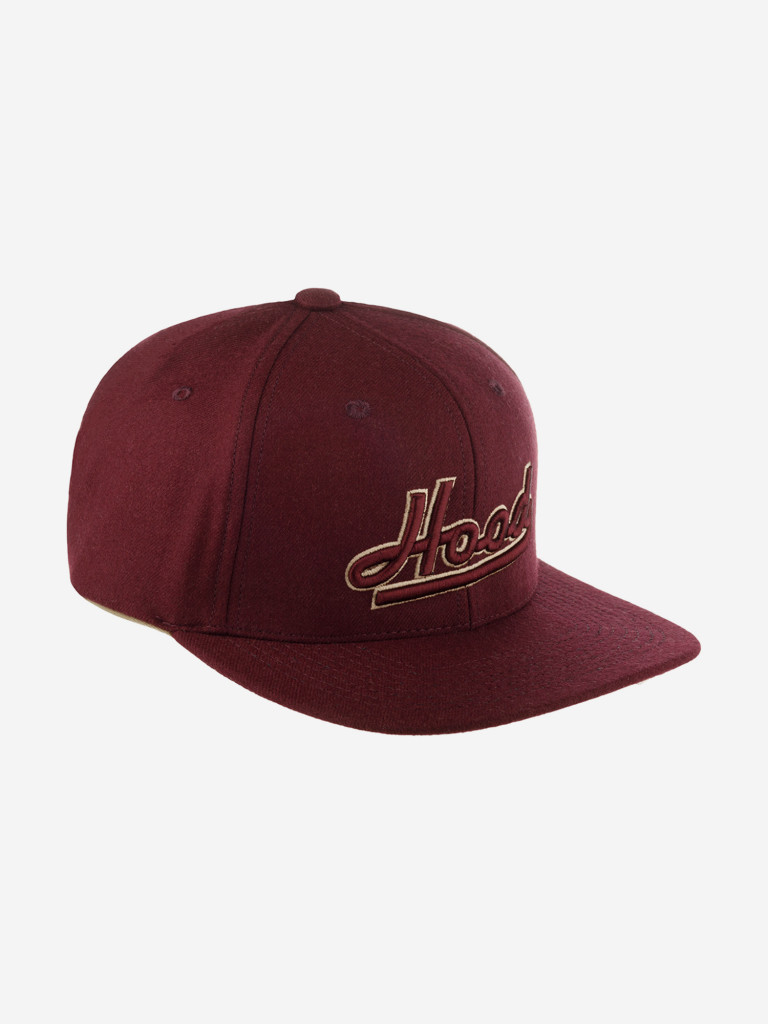 Бейсболка с прямым козырьком HOOD 100-MWL045-HD001-MN Hood 3D VI (малиновый)