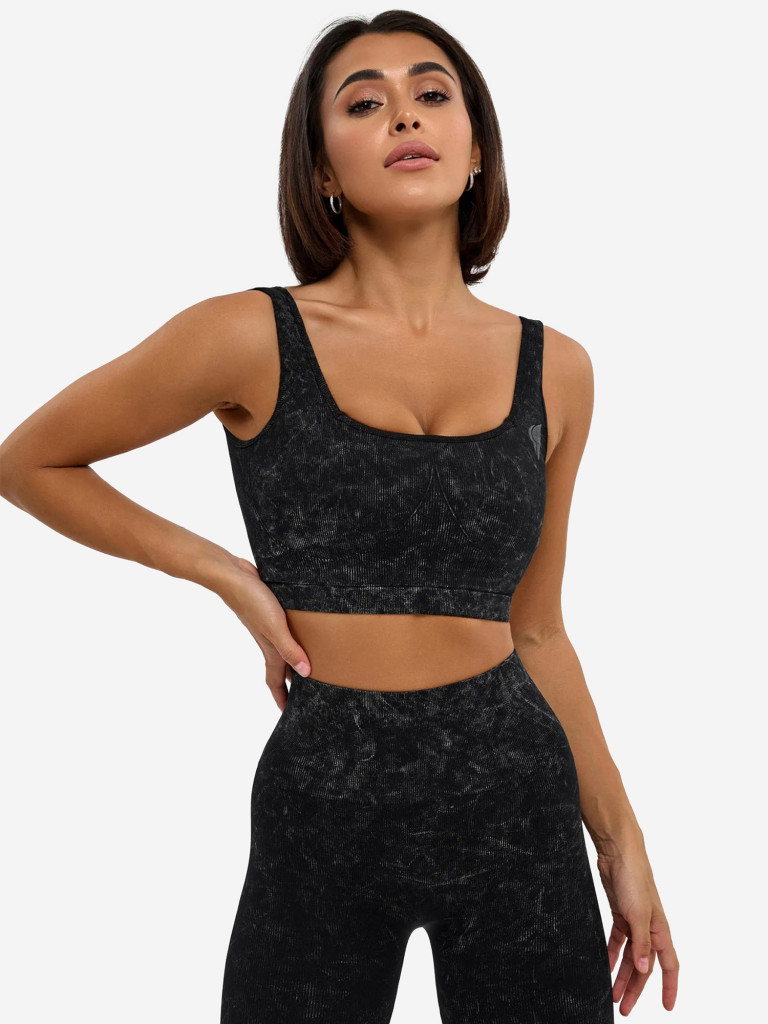 Спортивный топ Bona Fide Marble Top "Black"