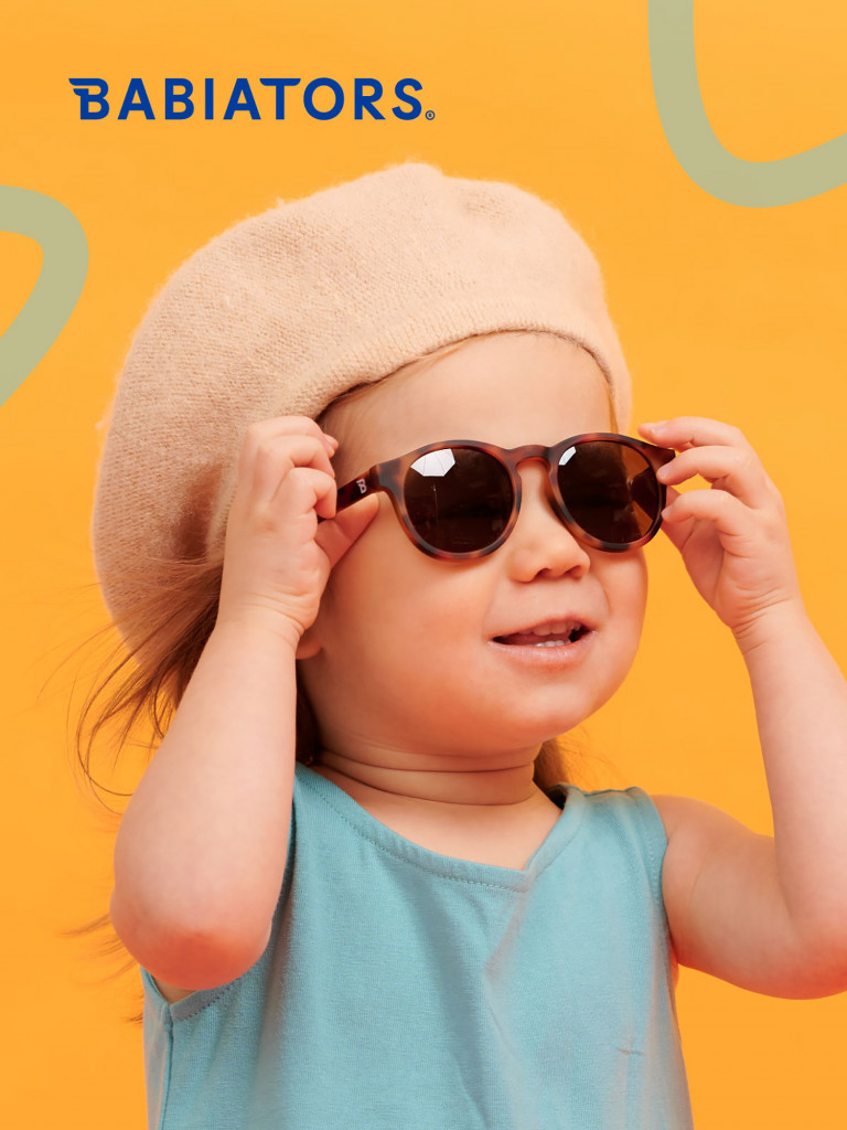 Детские солнцезащитные очки Keyhole (0-2) с мягким чехлом