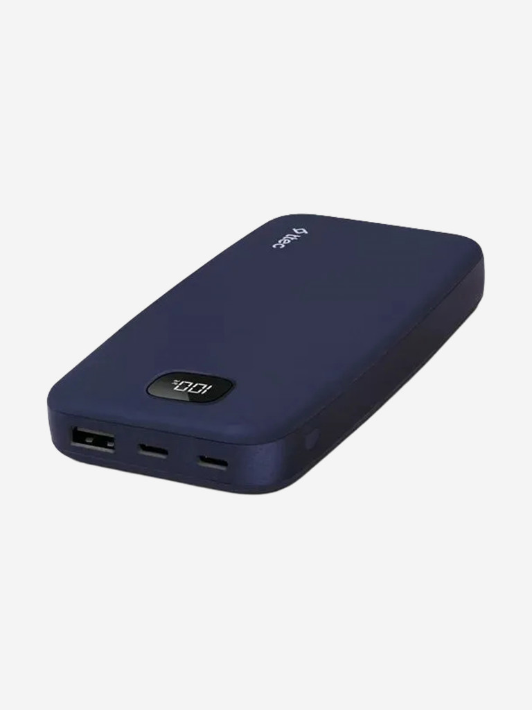 Внешний аккумулятор TTEC ChargeUp Pro LCD 10000mAh PD 20W Powerbank. Цвет: темно-синий