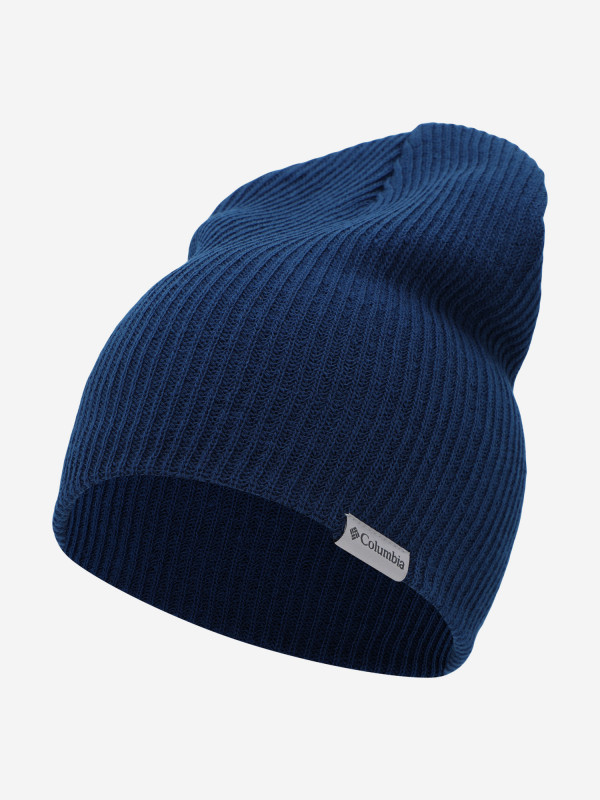 Шапка Columbia Ale Creek Beanie синий цвет — купить за 1399 руб., отзывы в интернет-магазине Спортмастер