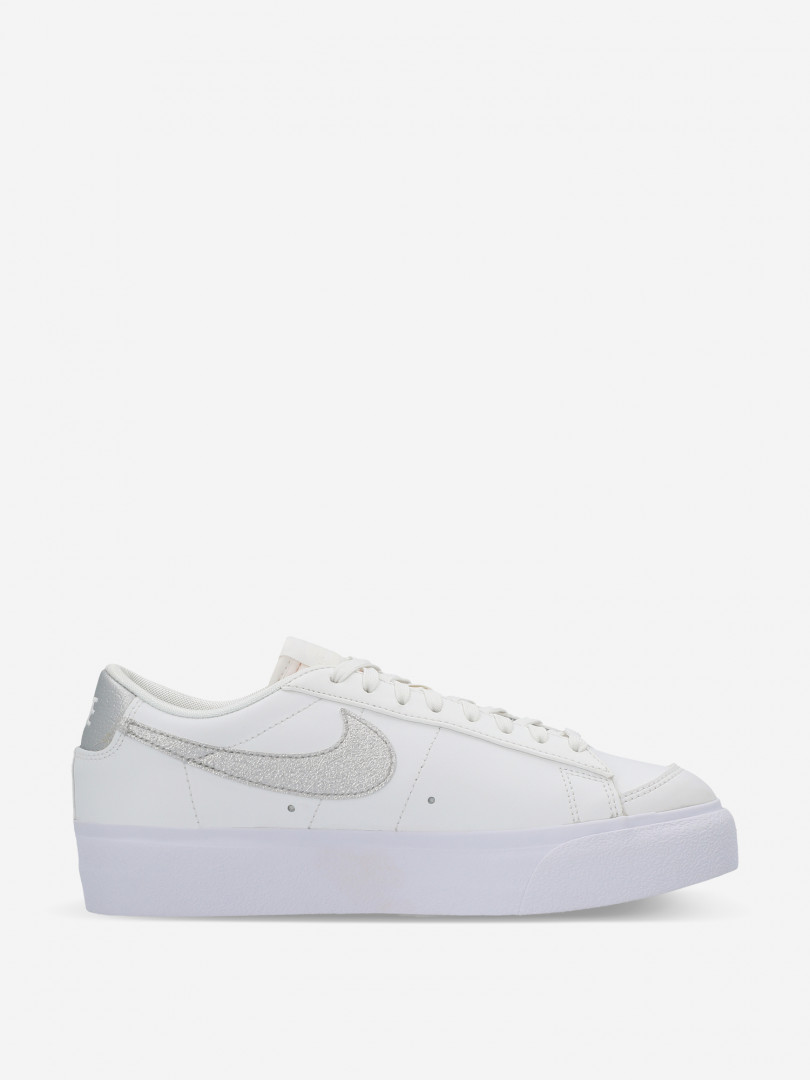 фото Кеды женские nike blazer low platform, белый