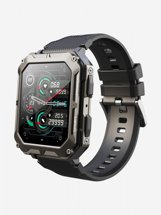 Смарт-часы BandRate Smart BRSC20PROBB с шагомером, мониторингом сна, тонометром