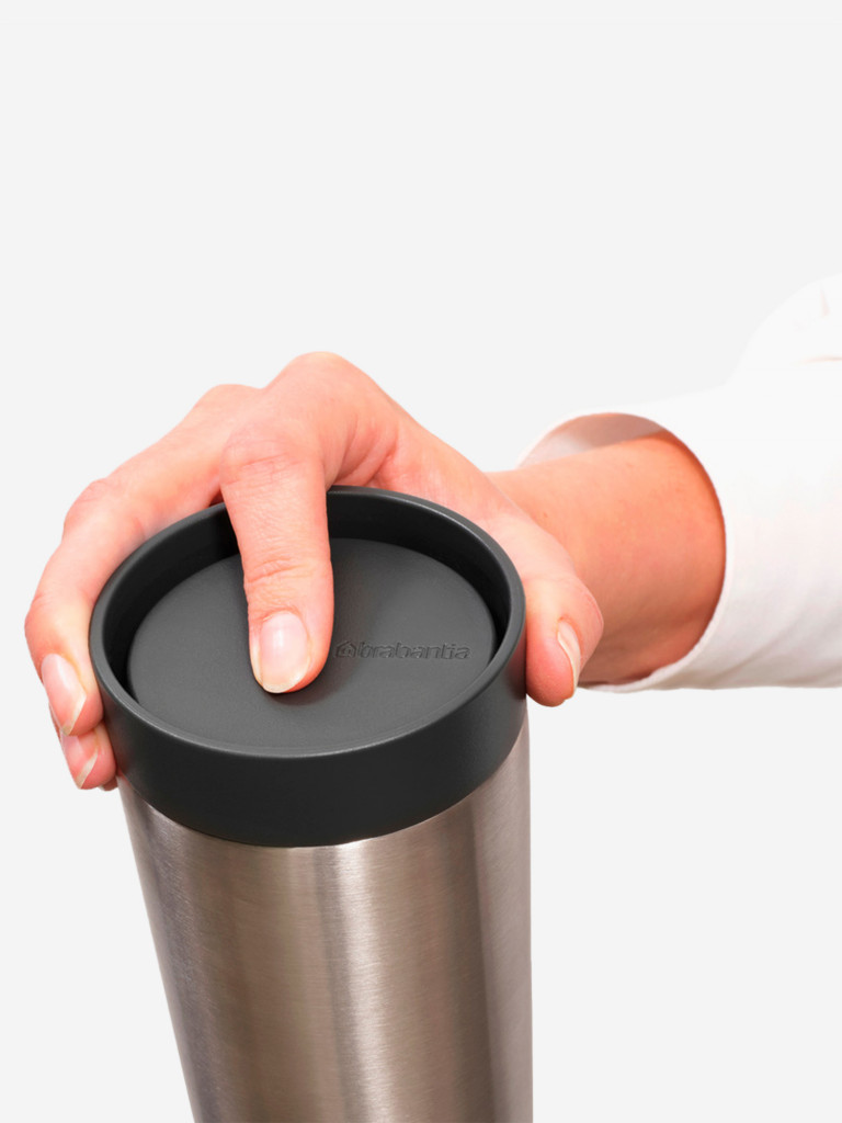 Термокружка Brabantia "Make&Take" 360мл темно-серый 228681