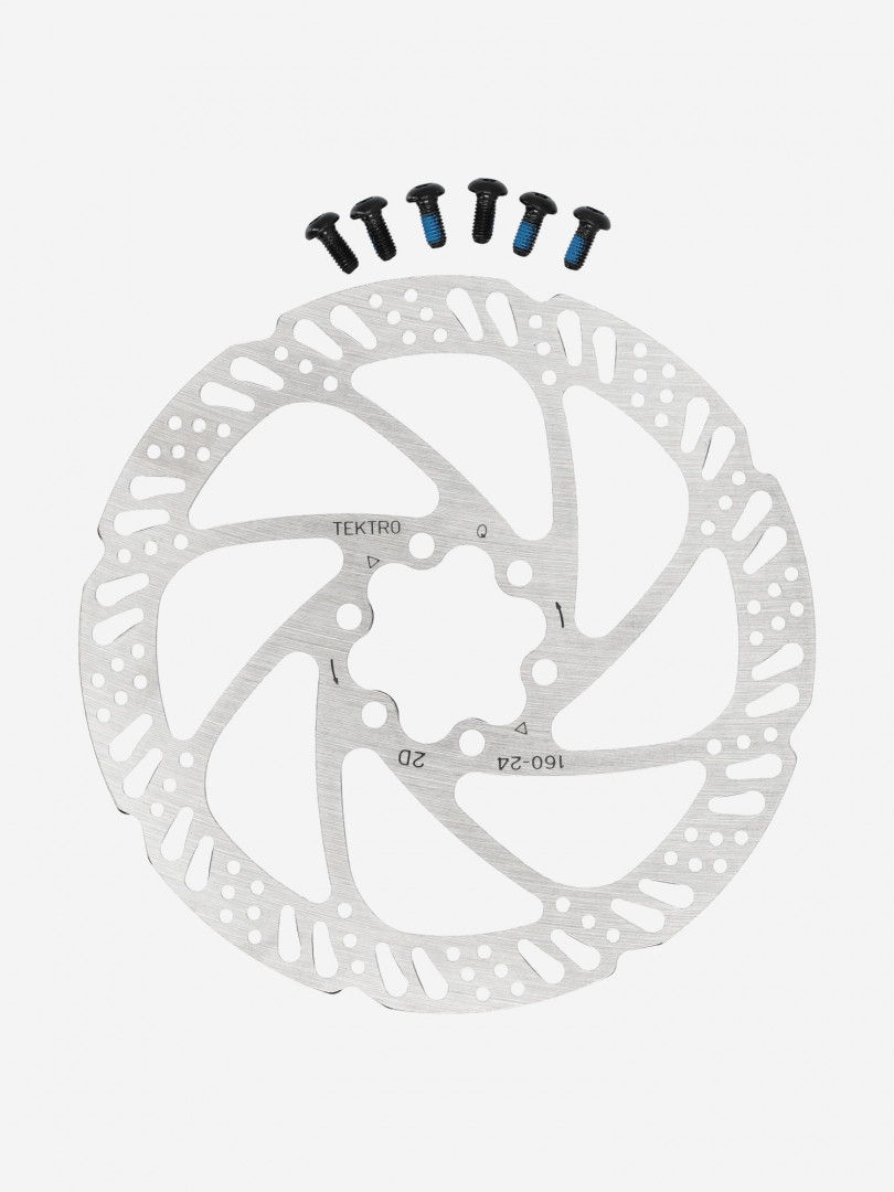 фото Ротор для дискового тормоза stern tektro tr160-24, серебряный