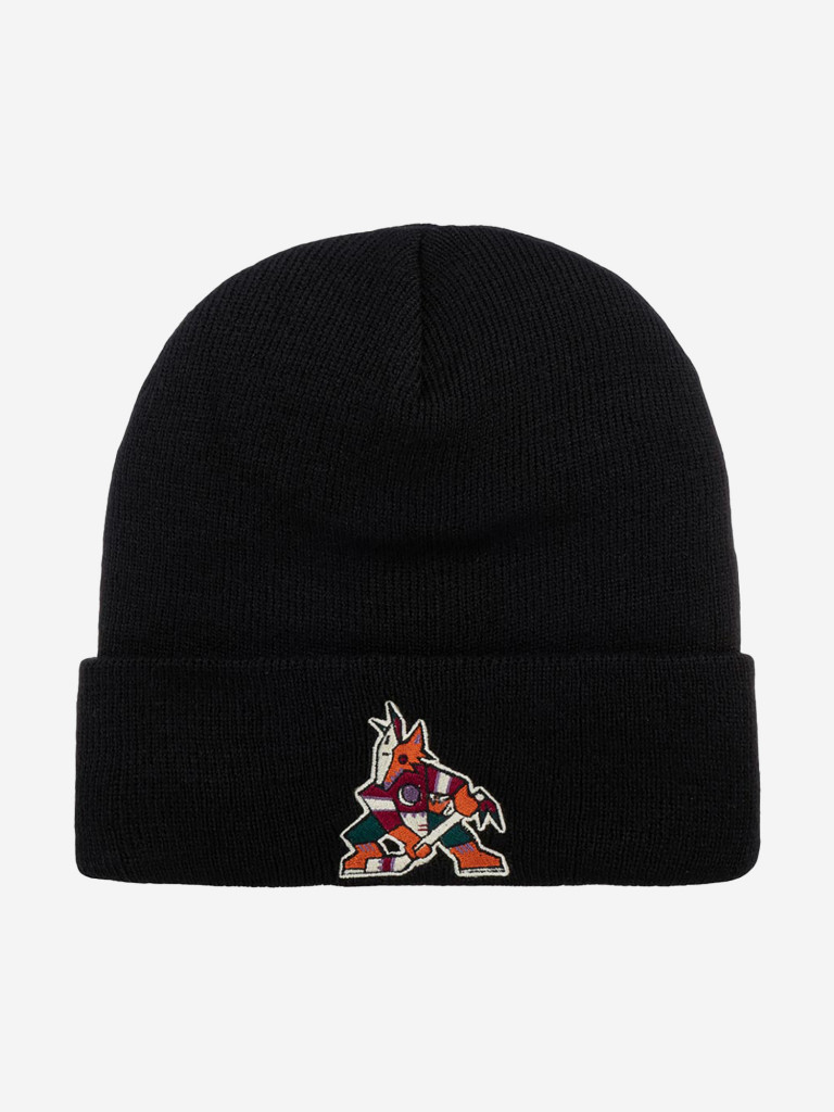Шапка с отворотом AMERICAN NEEDLE 21019A-PCO Phoenix Coyotes Cuffed Knit NHL (черный)