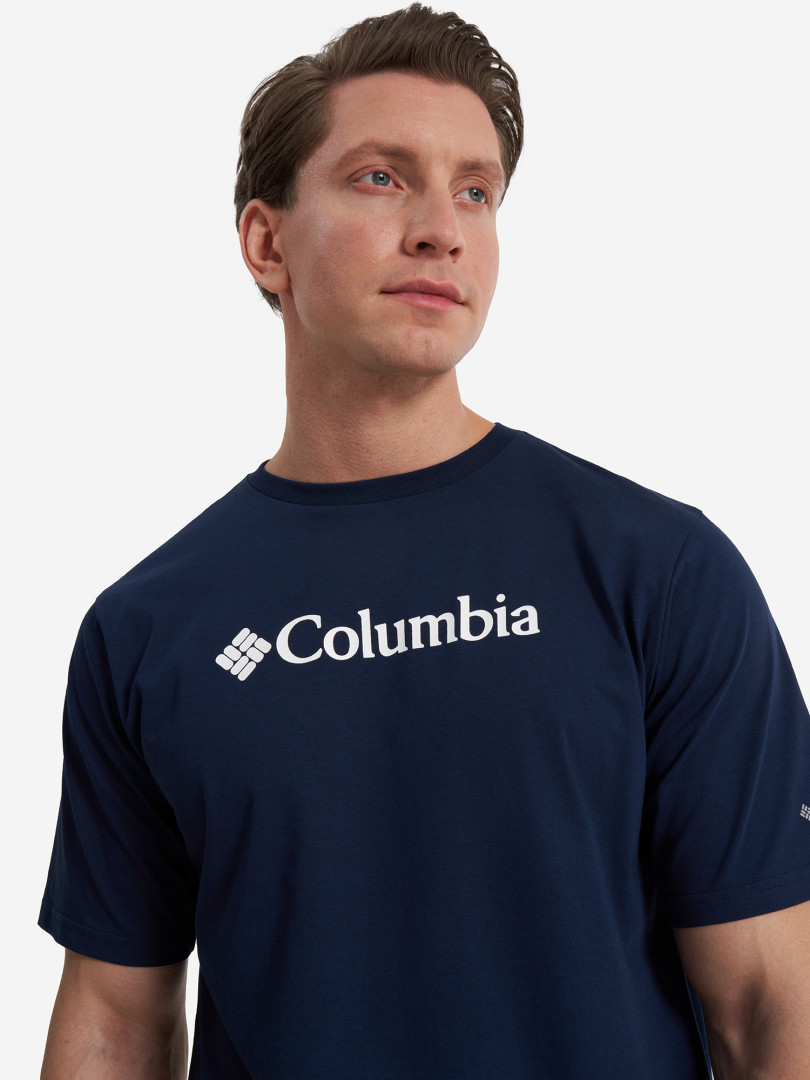 Футболка мужская Columbia Csc Basic Logo Short Sleeve, Синий