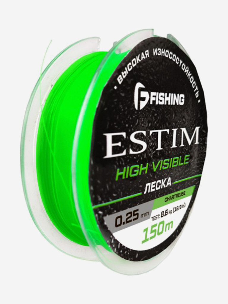 Леска F-FISHING Estim Neon 150м 0,25мм 8,6кг/18,9lb
