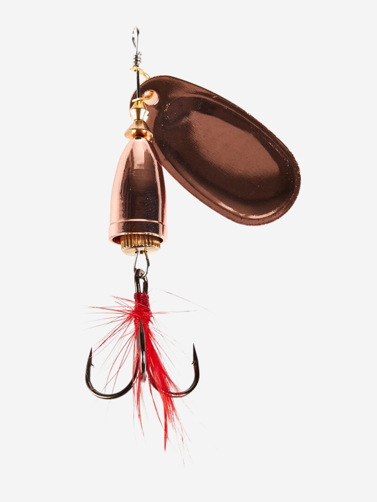 Блесна вращающаяся Lucky John BELL SPIN 3 с лепестком, веси оперением, вес 8,5 г