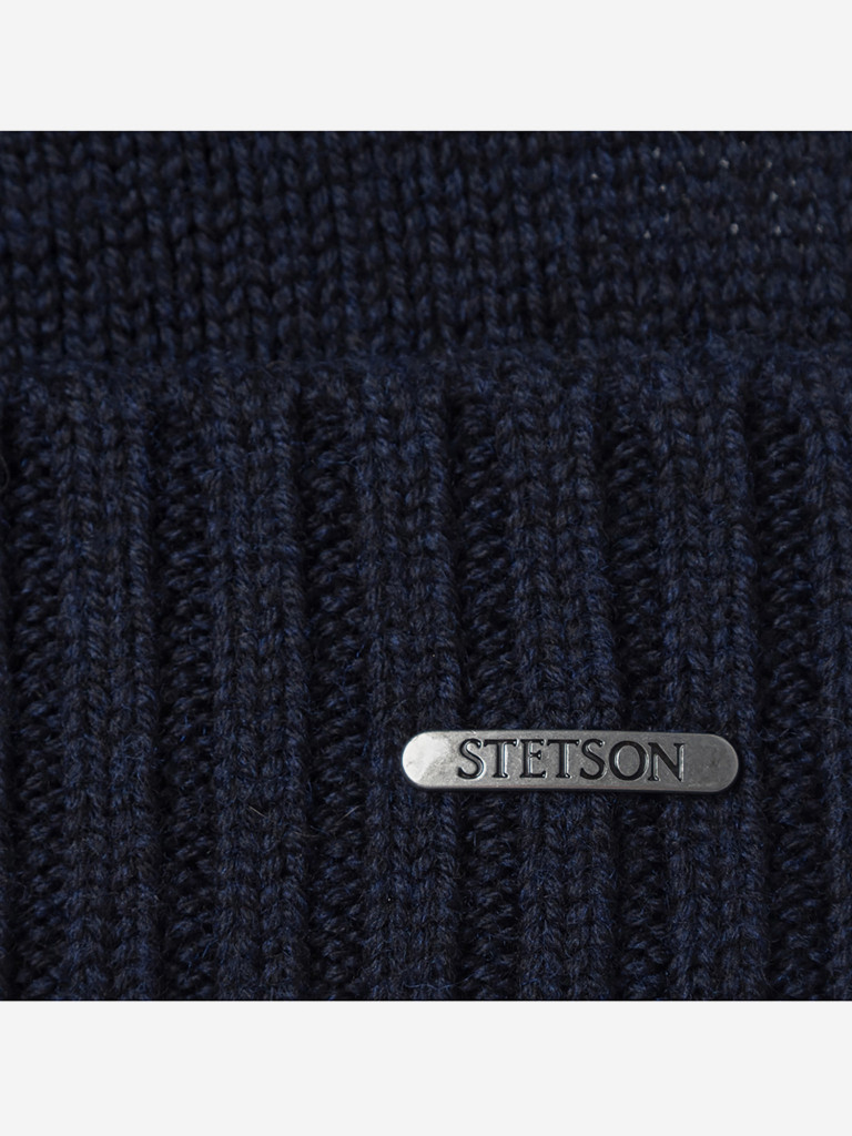 Шапка с отворотом STETSON 8589303 BEANIE MERINO