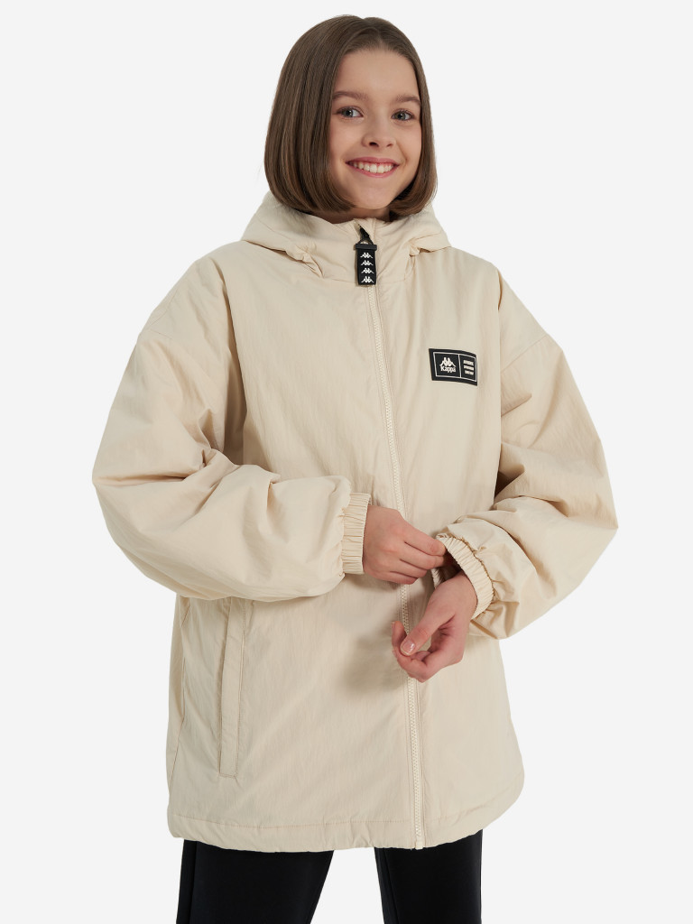 Куртка утепленная для девочек оверсайз Kappa