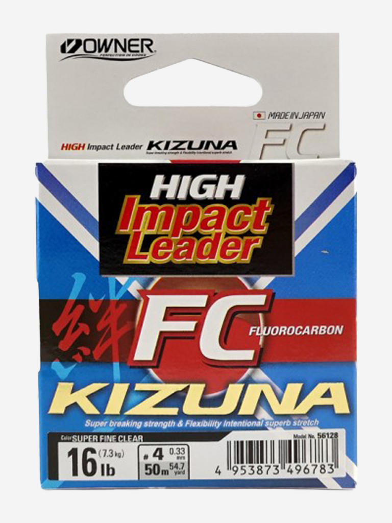 Леска Kizuna FC super clear OWNER 50м 0.33мм 7.26кг