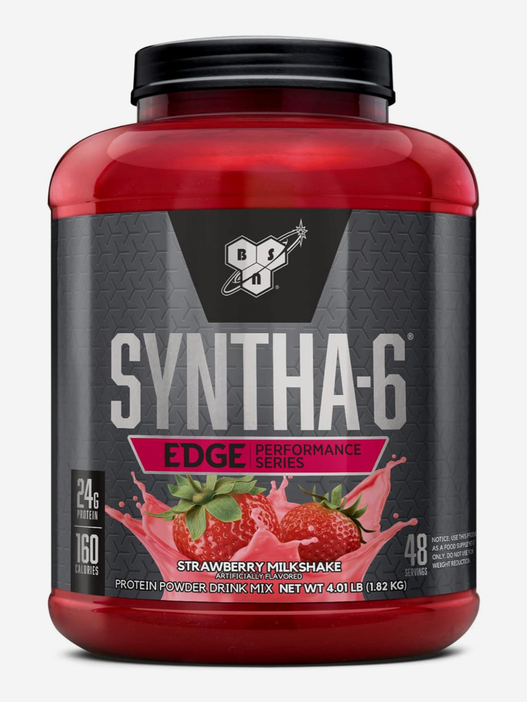 Протеин BSN Syntha-6 Edge, 1820 г, Молочный коктейль с клубникой