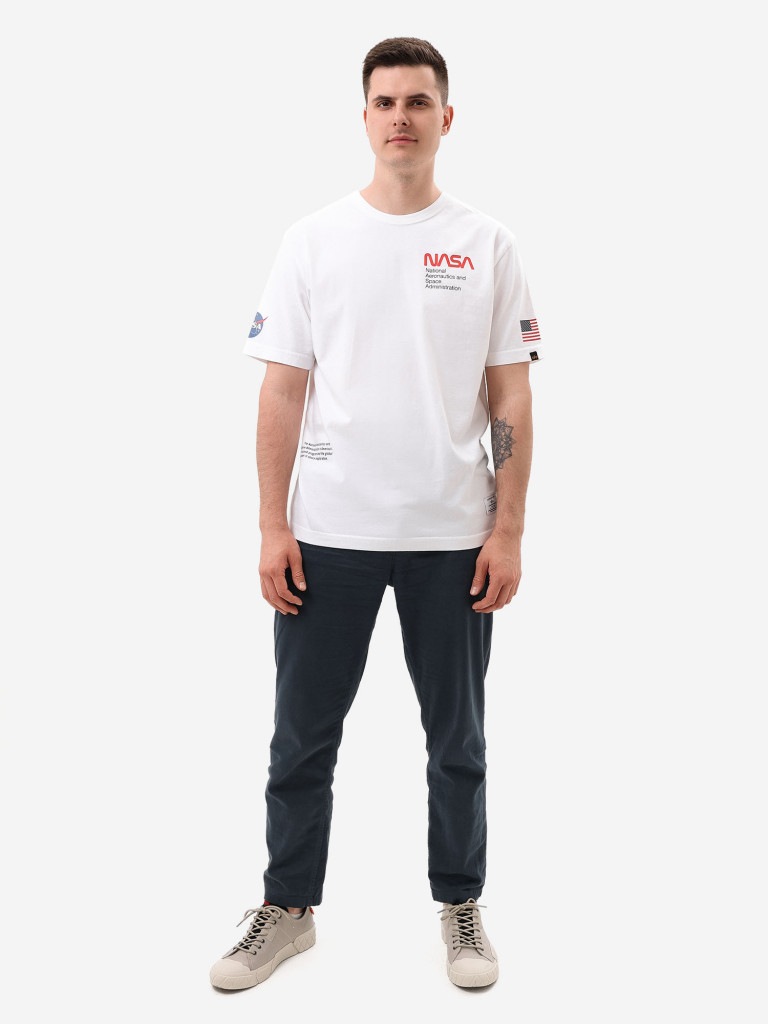 Футболка NASA Worm Logo Alpha Industries
