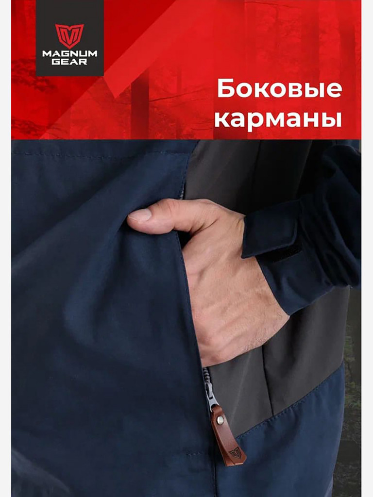 Костюм для рыбалки мужской MAGNUM GEAR TREK PRO синий