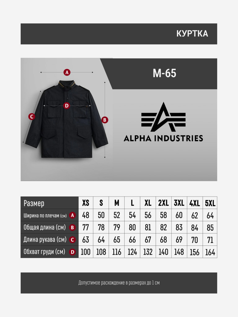 Куртка мужская M-65 Alpha Industries