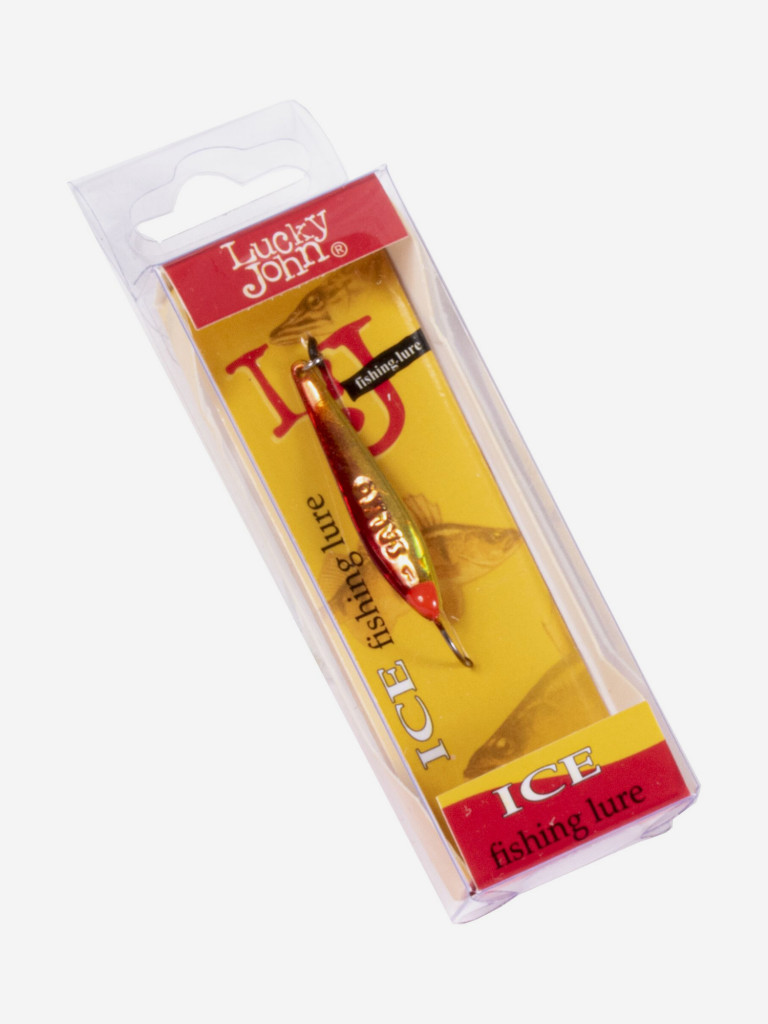 Блесна вертикальная Lucky John зимняя MODEL S-1 с впаянным крючком, вес 1.5 г